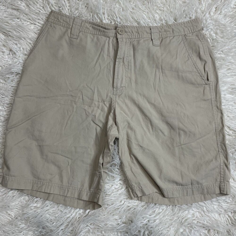 Columbia Cargo Shorts 36W 10L Light Khaki